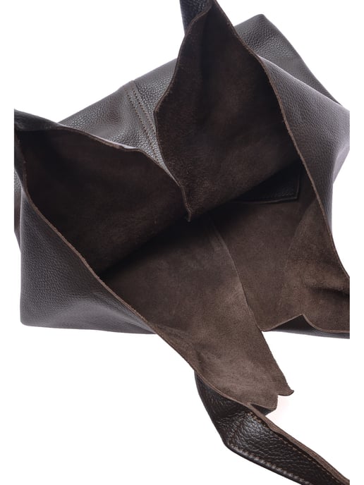 Anna Luchini Kastanienbraun Rindsledertasche - Image 4