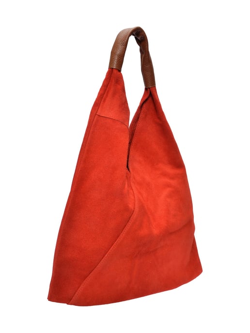 Anna Luchini Rot Rindsledertasche - Image 2