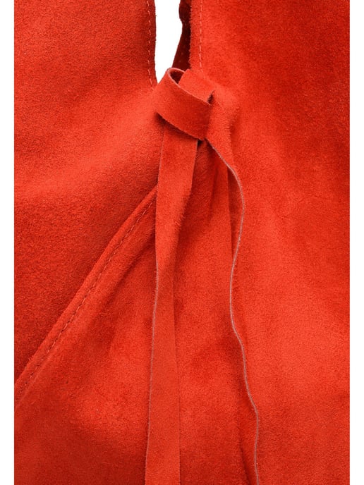 Anna Luchini Rot Rindsledertasche - Image 3