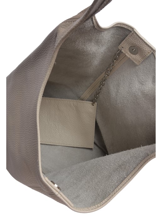 Roberta M Beige Rindsledertasche - Image 4