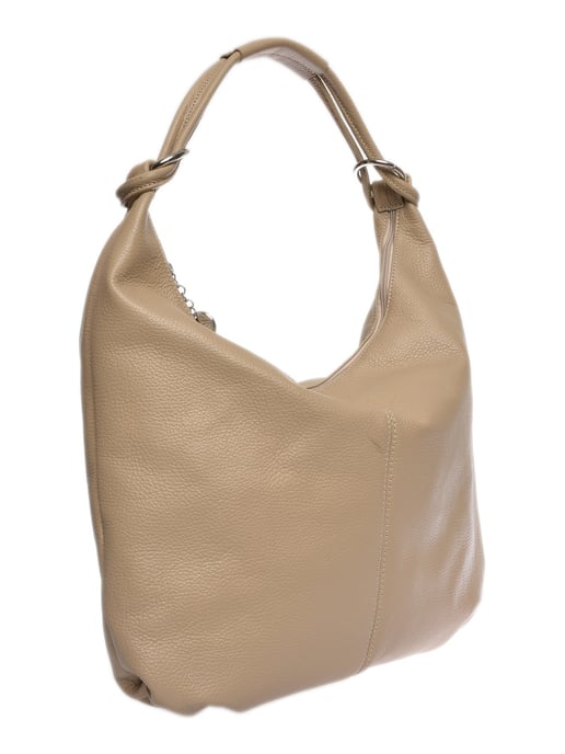 Luisa Vannini Beige Rindsledertasche - Image 2
