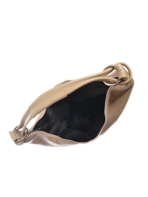 Luisa Vannini Beige Rindsledertasche - Image 4