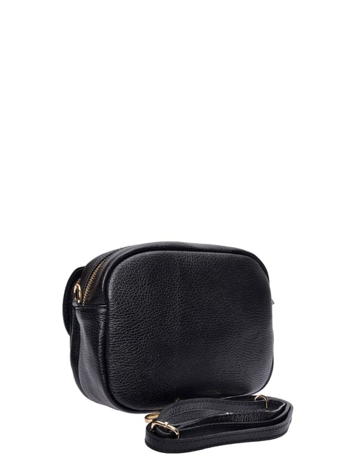 Luisa Vannini Schwarz Rindsledertasche - Image 2