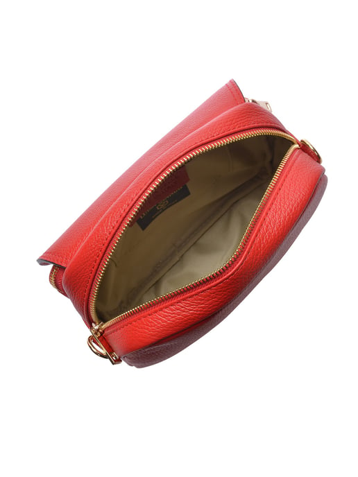 Luisa Vannini Rot Rindsledertasche - Image 4