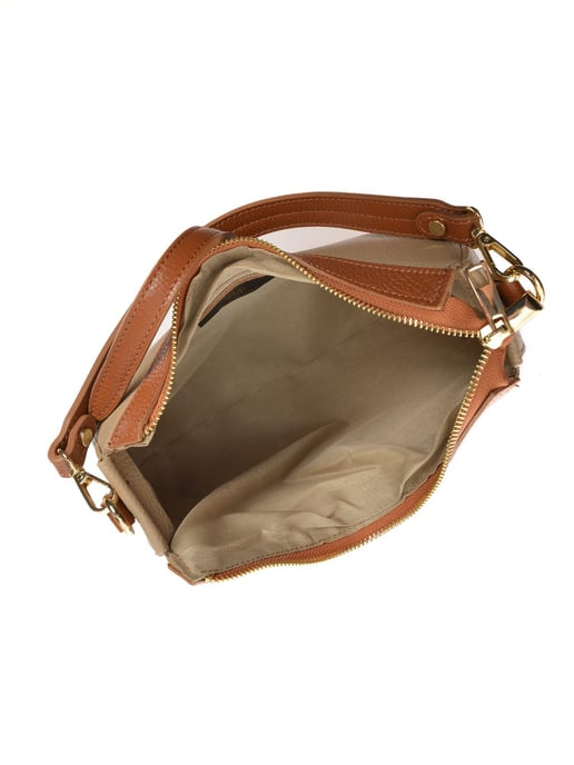Roberta M Beige Rindsledertasche - Image 4