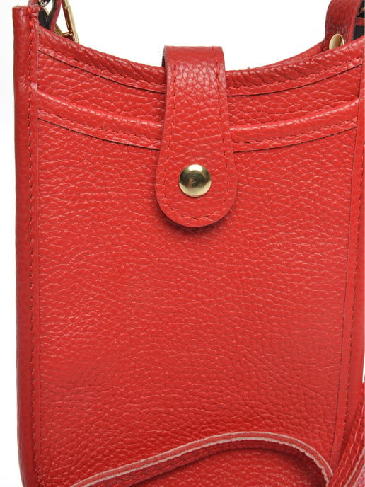 Isabella Rhea Rot Rindsledertasche - Image 3