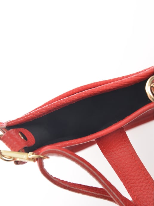 Isabella Rhea Rot Rindsledertasche - Image 4