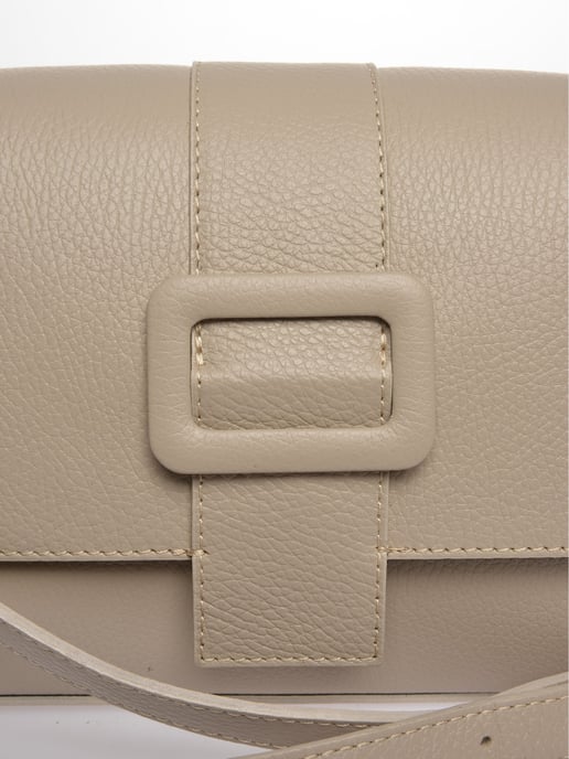 Luisa Vannini Beige Rindsledertasche - Image 3
