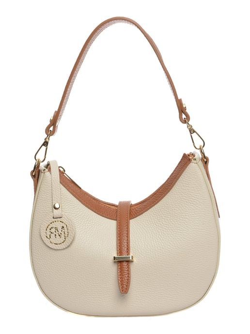 Roberta M Beige Rindsledertasche - Image 1