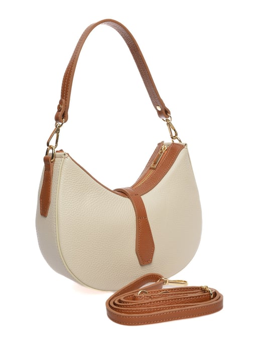 Roberta M Beige Rindsledertasche - Image 2