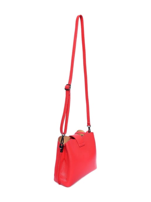 Luisa Vannini Rot Rindsledertasche - Image 2