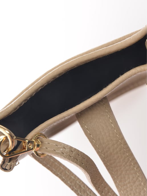 Isabella Rhea Beige Rindsledertasche - Image 4