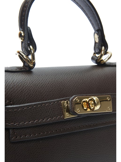 Isabella Rhea Kastanienbraun Rindsledertasche - Image 3