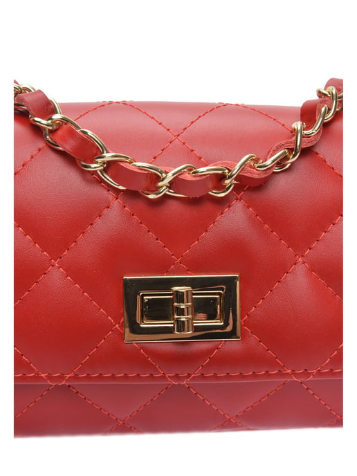 Luisa Vannini Rot Rindsledertasche - Image 3