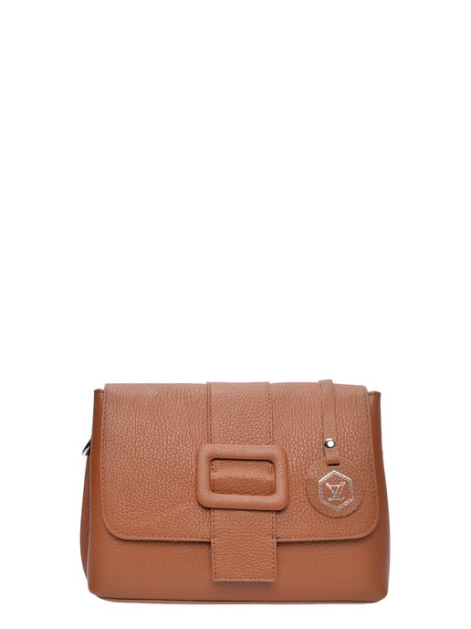 Luisa Vannini Braun Rindsledertasche - Image 1