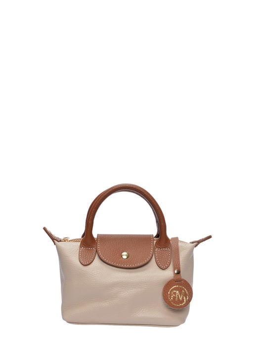 Roberta M Beige Rindsledertasche - Image 1