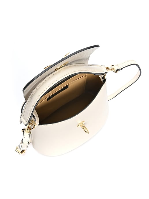 Roberta M Beige Rindsledertasche - Image 4