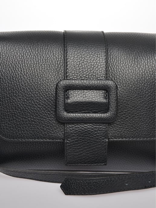 Luisa Vannini Schwarz Rindsledertasche - Image 3