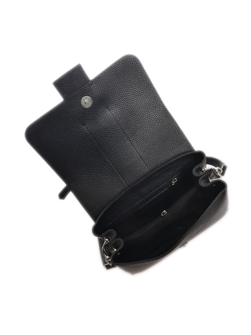 Luisa Vannini Schwarz Rindsledertasche - Image 4