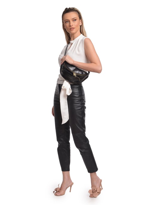 Isabella Rhea Schwarz Rindsledertasche - Image 5