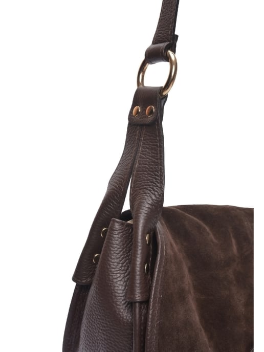 Luisa Vannini Kastanienbraun Rindsledertasche - Image 3