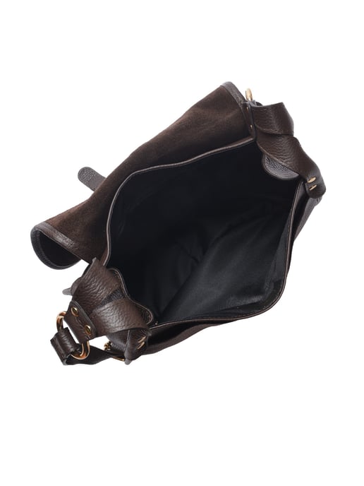Luisa Vannini Kastanienbraun Rindsledertasche - Image 4