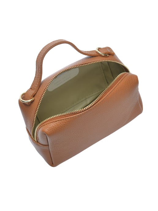 Isabella Rhea Braun Rindsledertasche - Image 3