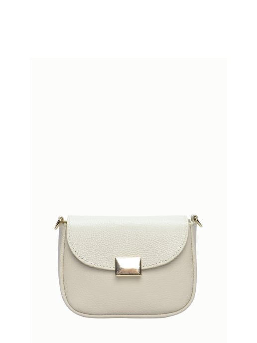 Anna Luchini Beige Rindsledertasche - Image 1