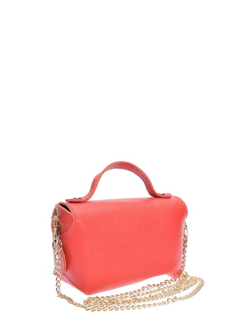 Anna Luchini Rot Rindsledertasche - Image 2