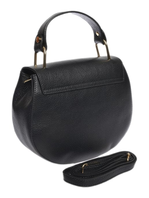 Luisa Vannini Schwarz Rindsledertasche - Image 2