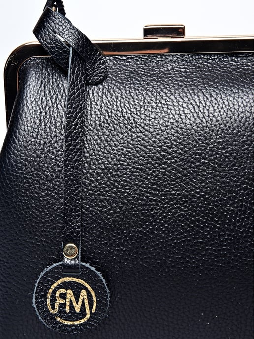Roberta M Schwarz Rindsledertasche - Image 3