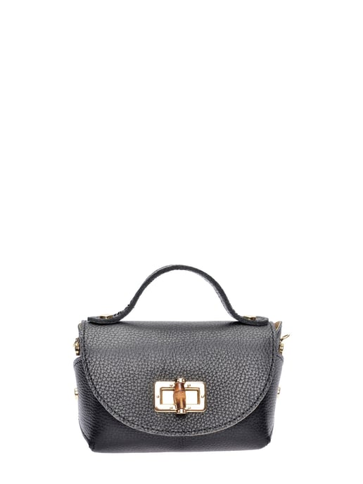 Anna Luchini Schwarz Rindsledertasche - Image 1