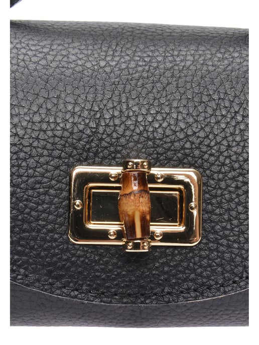 Anna Luchini Schwarz Rindsledertasche - Image 3