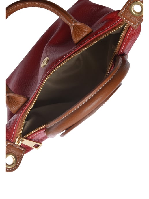 Roberta M Rot Rindsledertasche - Image 4