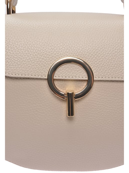 Luisa Vannini Beige Rindsledertasche - Image 3