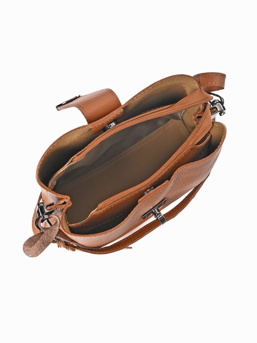 Luisa Vannini Braun Rindsledertasche - Image 4