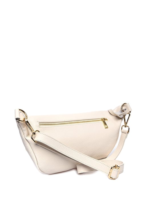 Anna Luchini Beige Rindsledertasche - Image 2