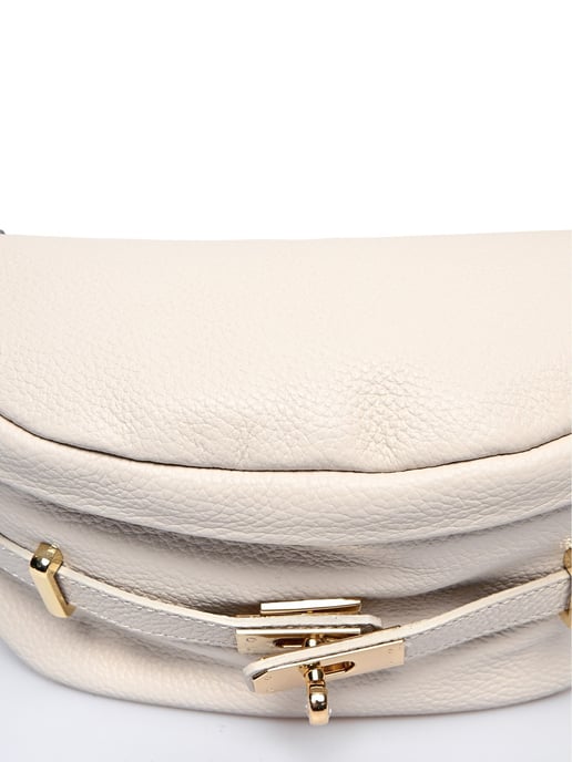 Anna Luchini Beige Rindsledertasche - Image 3