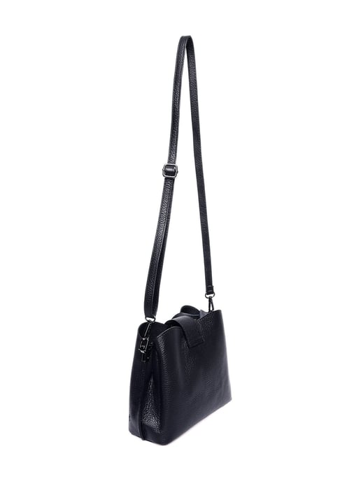 Luisa Vannini Schwarz Rindsledertasche - Image 2