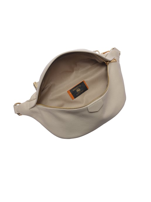 Roberta M Beige Rindsledertasche - Image 4