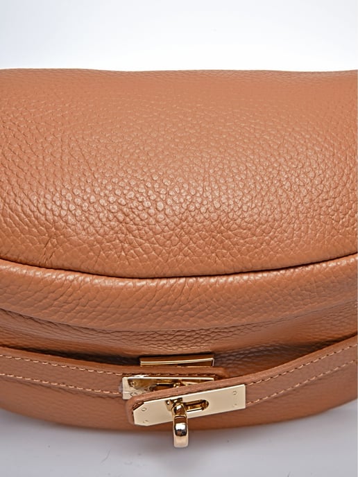 Anna Luchini Braun Rindsledertasche - Image 3