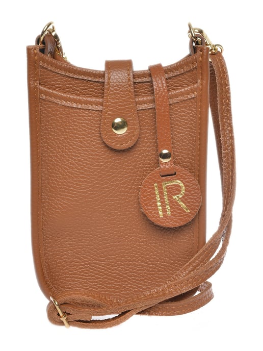 Isabella Rhea Braun Rindsledertasche - Image 1
