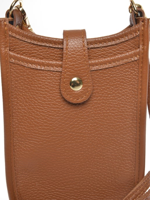Isabella Rhea Braun Rindsledertasche - Image 3