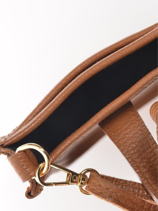 Isabella Rhea Braun Rindsledertasche - Image 4