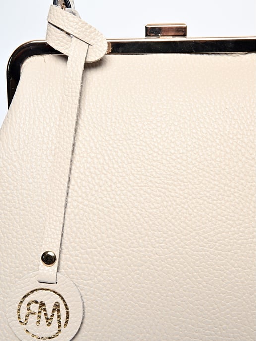 Roberta M Beige Rindsledertasche - Image 3