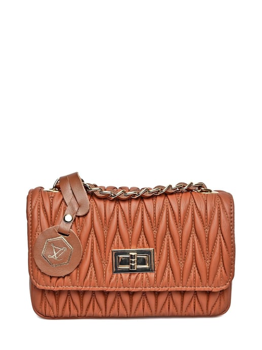 Luisa Vannini Braun Rindsledertasche - Image 1