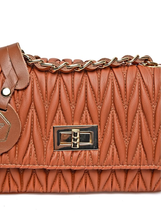 Luisa Vannini Braun Rindsledertasche - Image 2