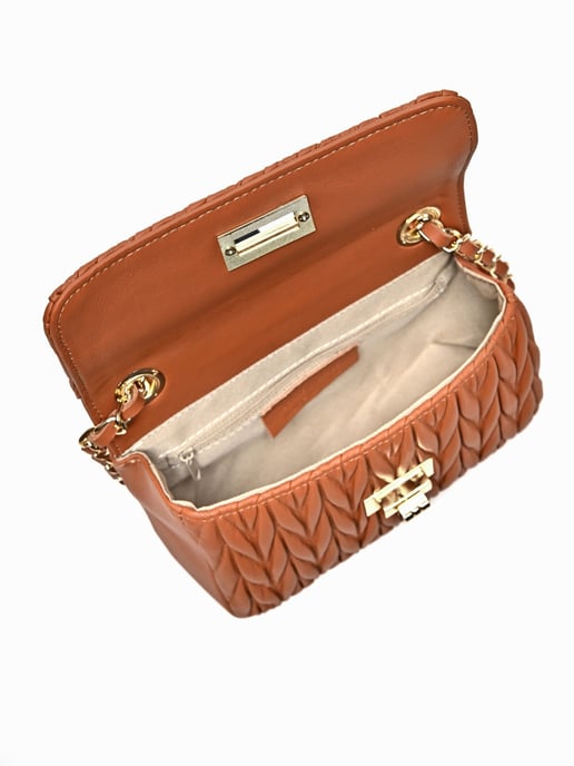 Luisa Vannini Braun Rindsledertasche - Image 3