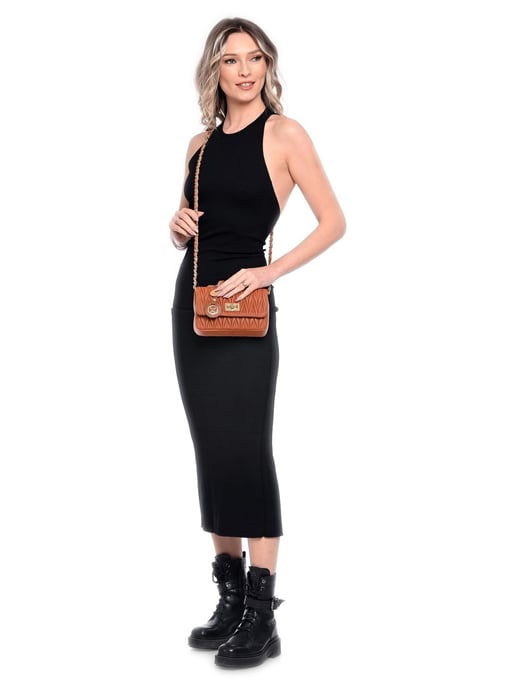Luisa Vannini Braun Rindsledertasche - Image 4