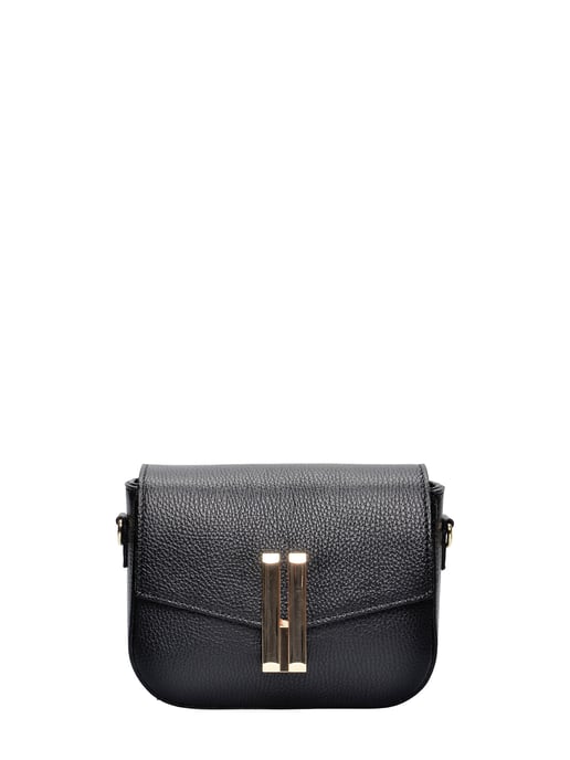 Anna Luchini Schwarz Rindsledertasche - Image 1